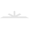 Ekena Millwork Saratoga Architectural Grade PVC Gable Bracket, 108"W x 27"H x 2"D x 6"F, 6/12 Pitch GBP108X27X0206SAR00 - alternate 3